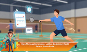 Cara-Menjaga-Konsistensi-Latihan-Badminton-Meski-Jadwal-Harian-Padat